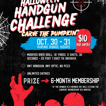 Halloween Handgun Challenge Carve the Pumpkin